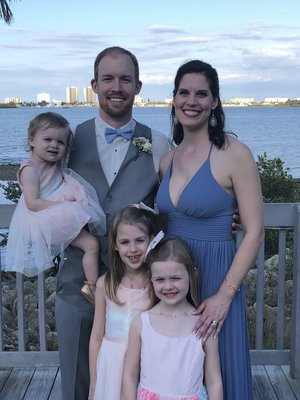 Dr. Ellis Family at wedding