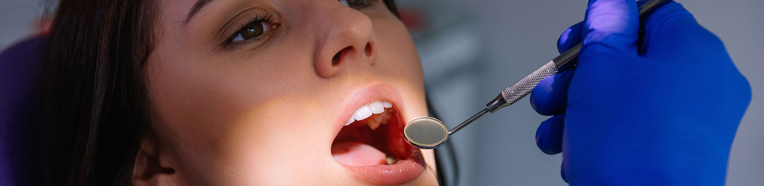 Woman at the dental
